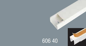 606 40 | 60 x 40 Pvc Kendinden Yapışkan Bantlı Kablo Kanalları